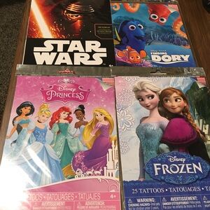 Disney and Star Wars Tattoo Set